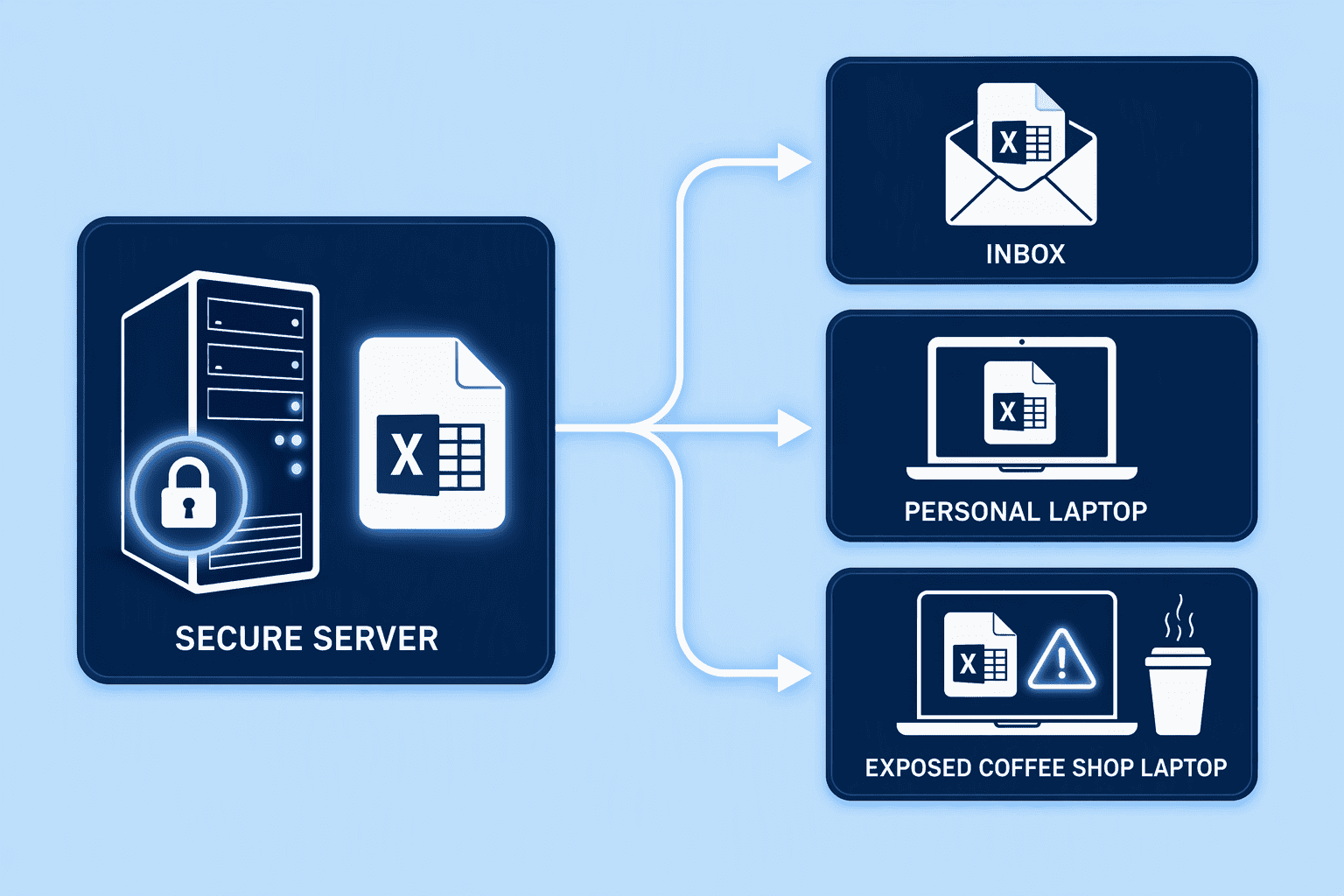 Illustration for The Security Void: Why Excel-Based Reviews Are a Data Breach Waiting to Happen