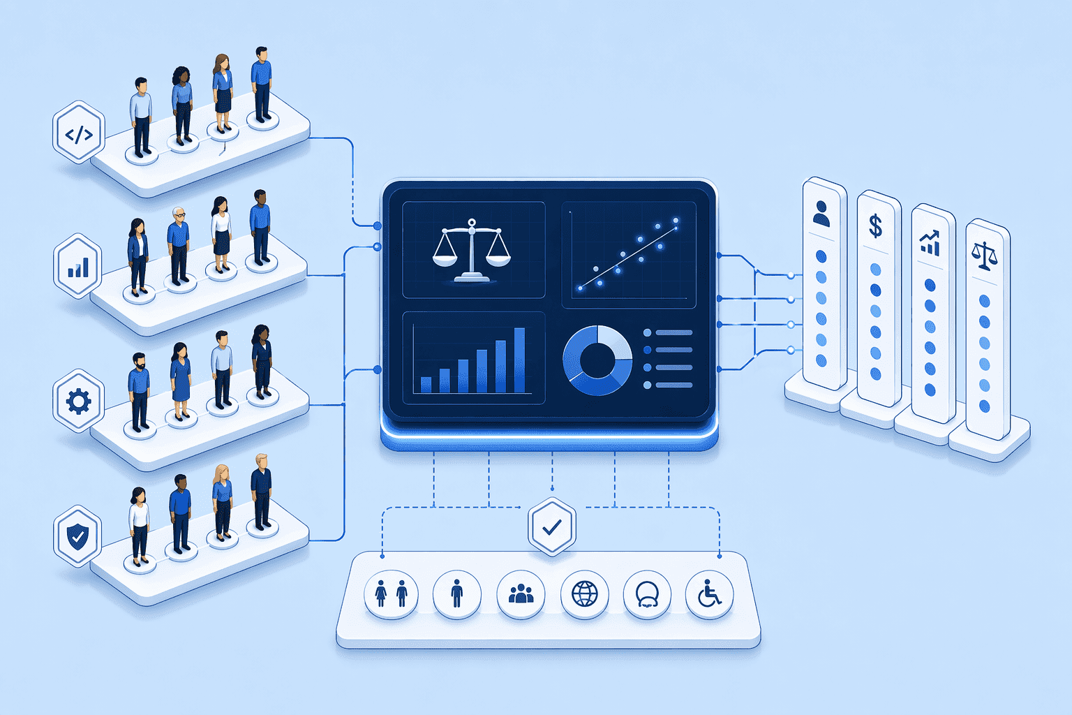 Illustration for 4. Implement Continuous Pay Equity Analysis for Fairness and Trust