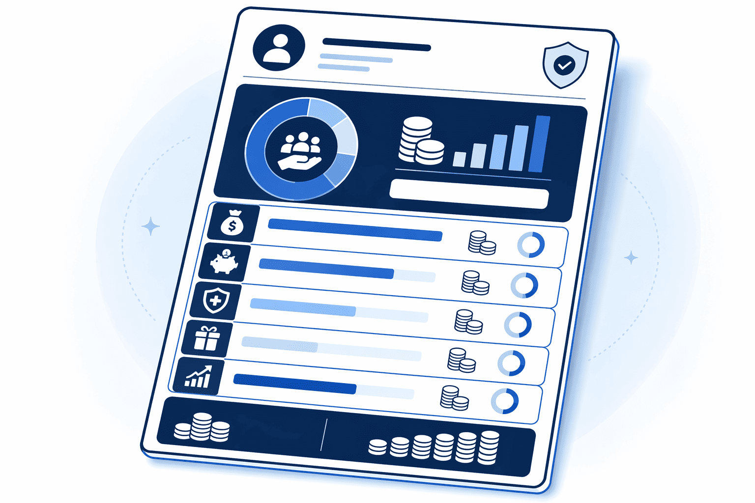 Illustration for 8. Automate Total Rewards Communication for Retention and Transparency
