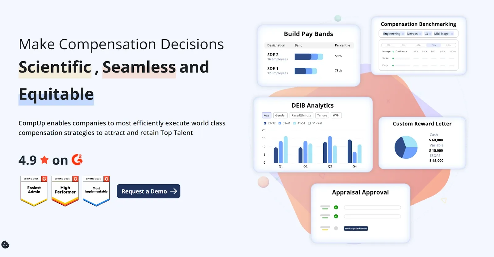 CompUp delivers a purpose-built HR SaaS platform centered on compensation management.webp