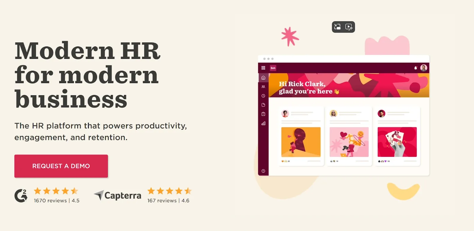HiBob is an HR platform built to address the needs of mid-sized and scaling organizations.webp