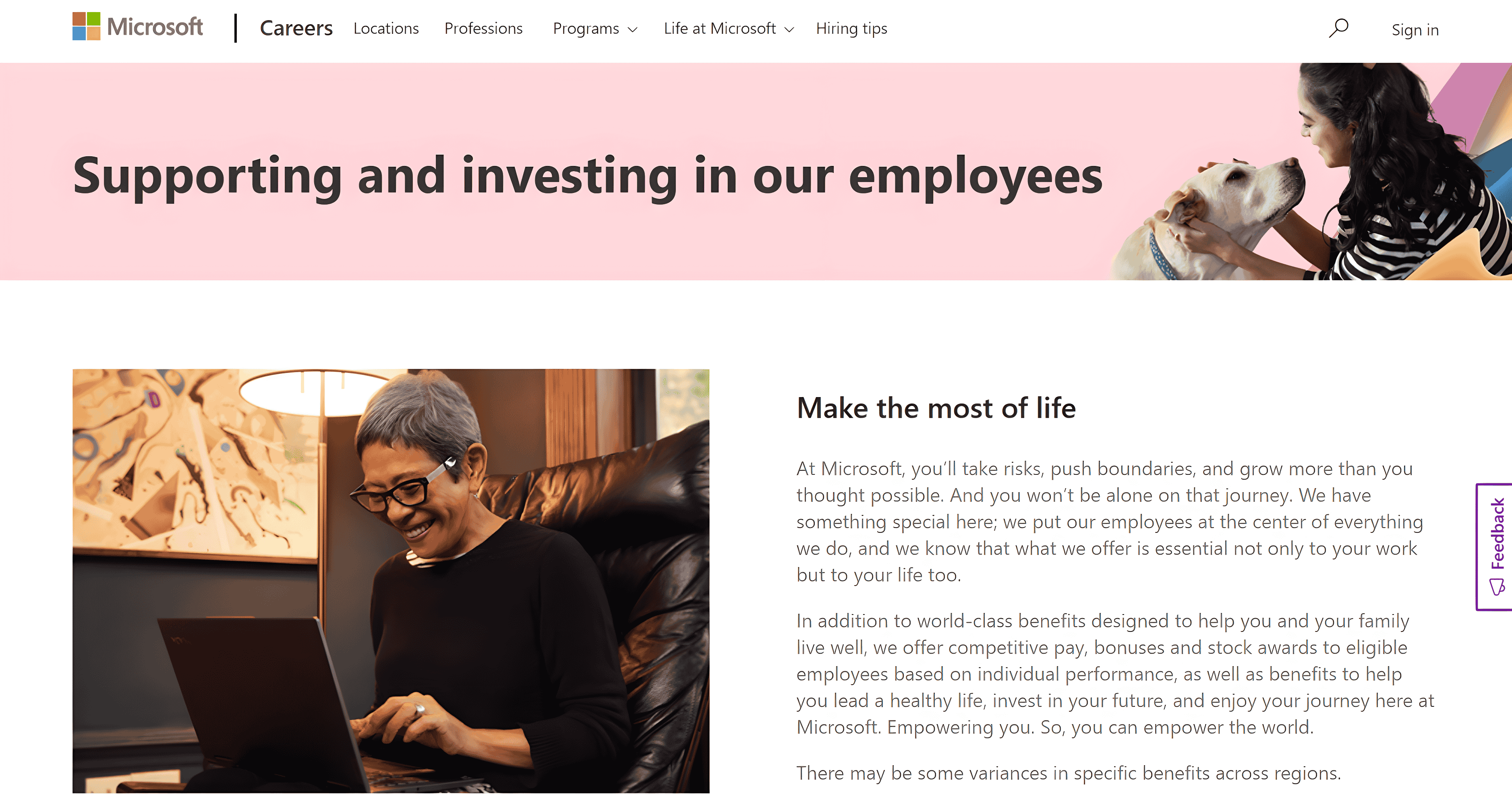 Microsoft - Supporting Employees