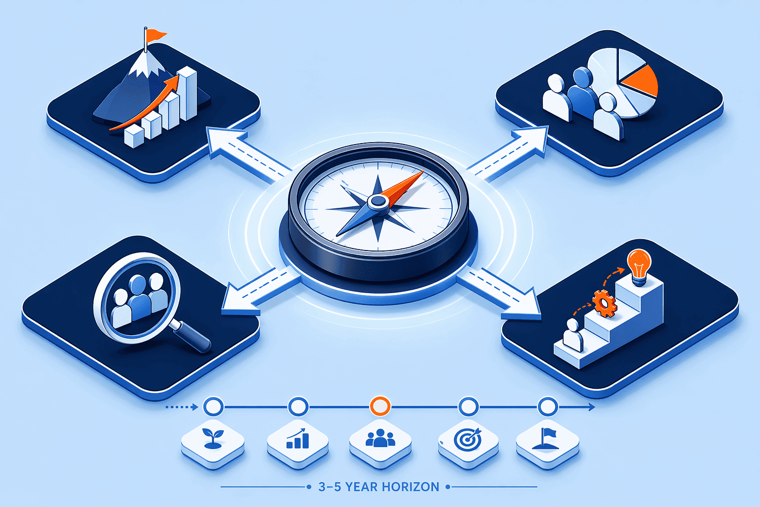 Illustration for Strategic Workforce Planning: The Compass for Long-Term Agility
