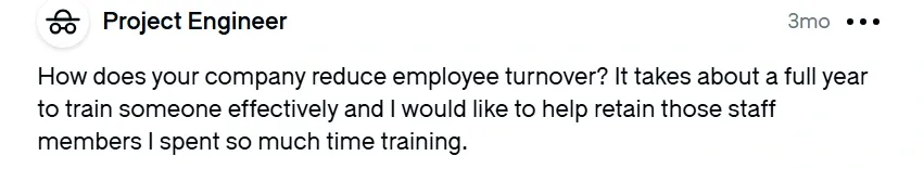helpful tips from the Glassdoor community on reducing employee turnover.webp