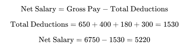 net salary calculation for overtimers